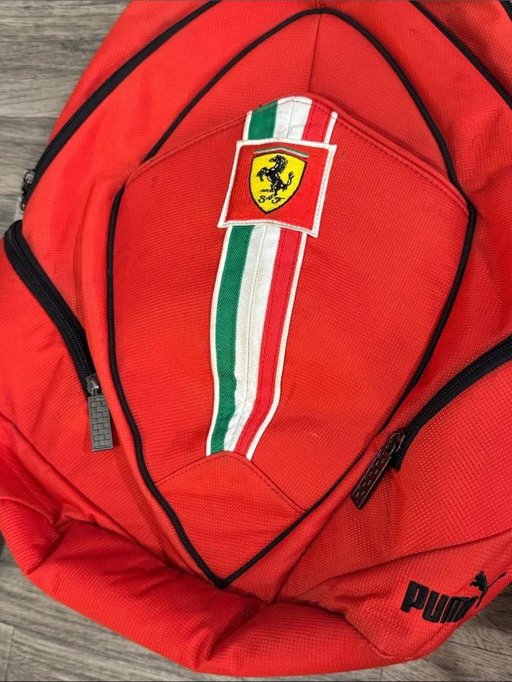 Puma Ferrari Scuderia Ferrari fanwear backpack, as is